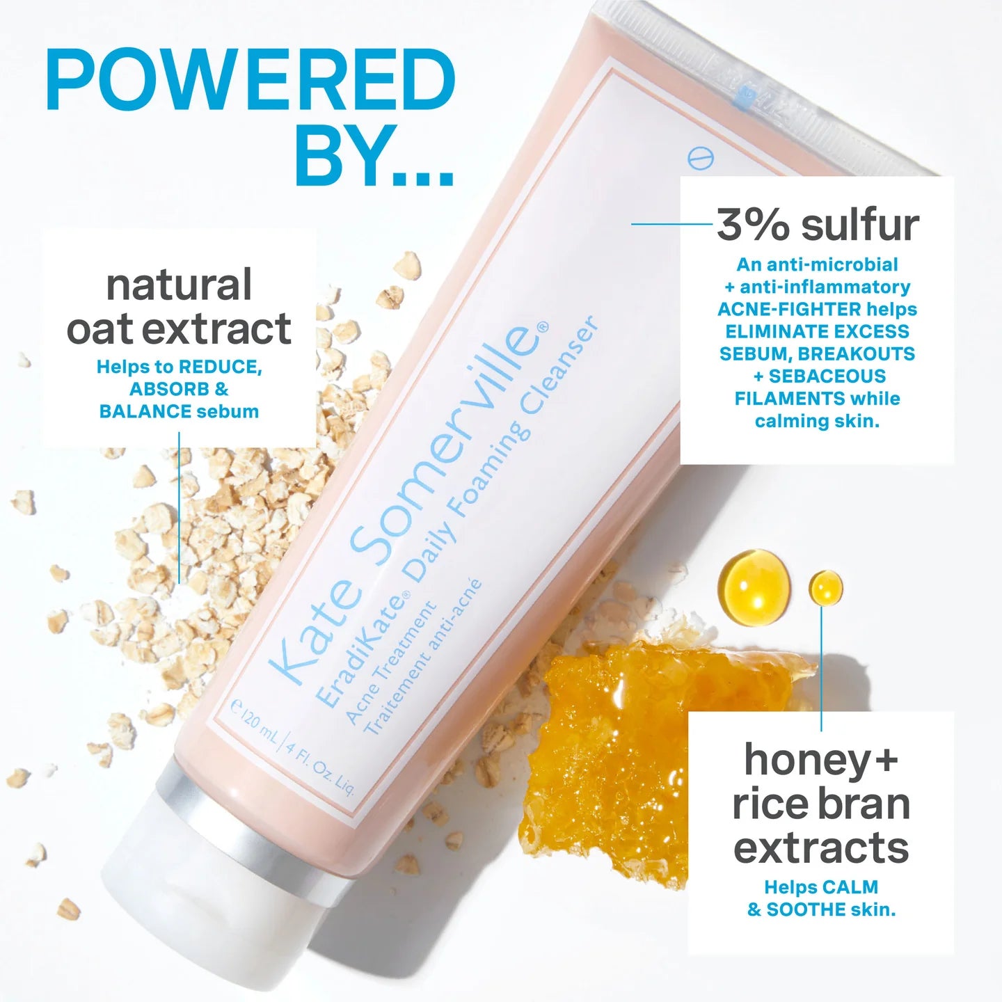 Eradikate Sulfur 3% Daily Foaming Cleanser