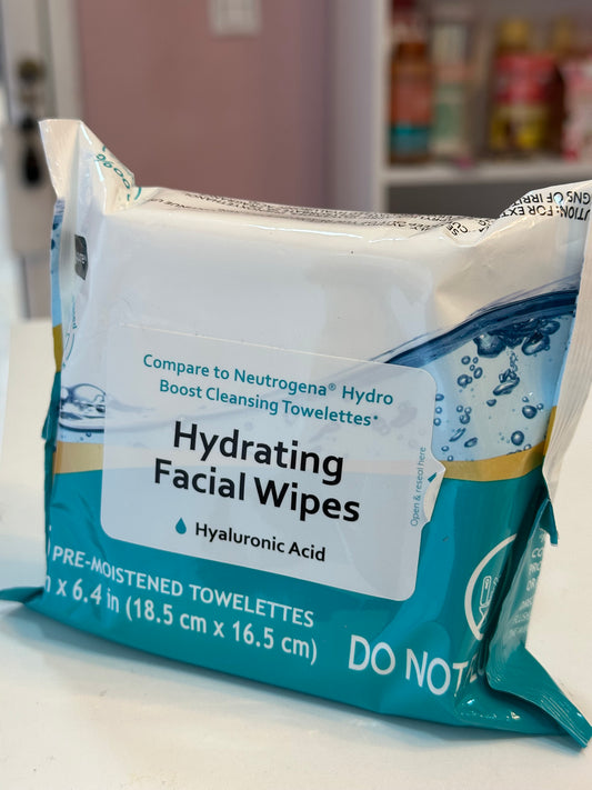 Facial Wipes Hyaluronic Acid