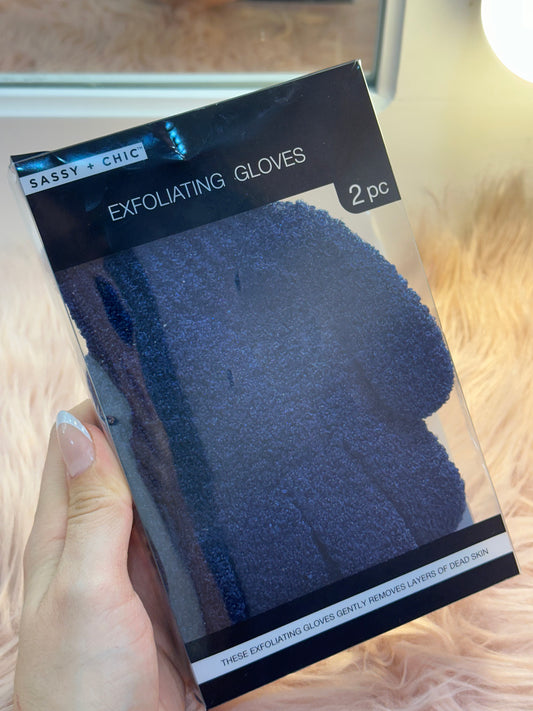 Sassy Guantes Exfoliantes Para Cuerpo