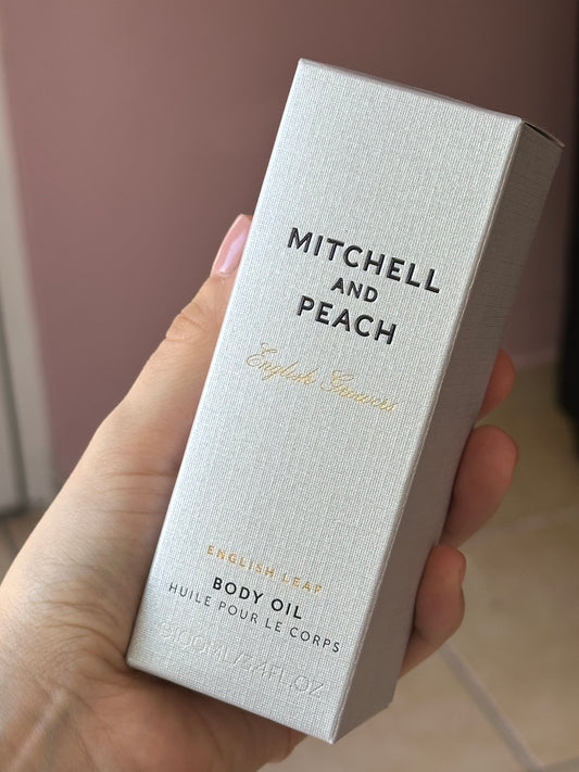 Mitchell and peach Body Oil