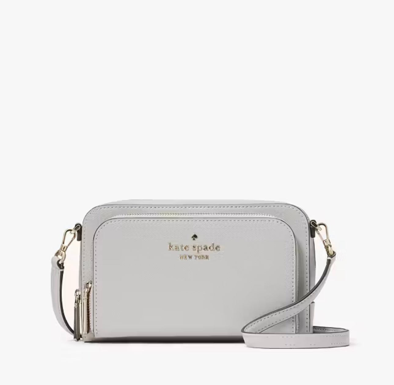 Kate Spade Mini Crossbody Staci Dual Zip Blanca