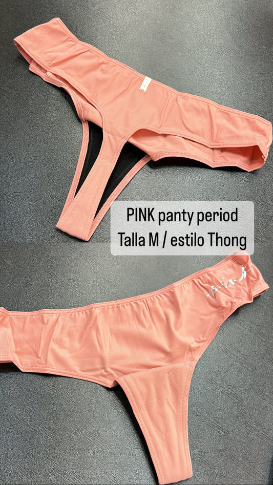 Pink panty period Orange Talla M Thong