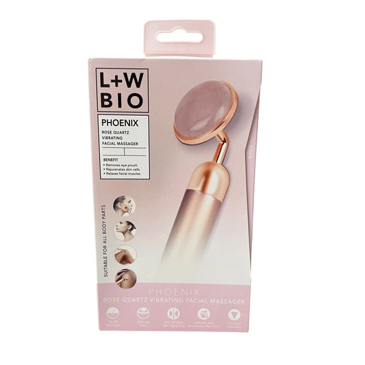 L+WBIO Rose Quartz Vibrating Facial Massager