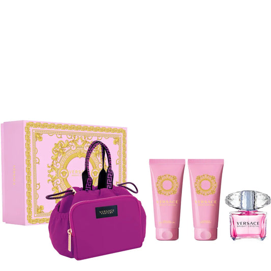 Versace Bright Crystal Eau de Toilette Set 4 piezas