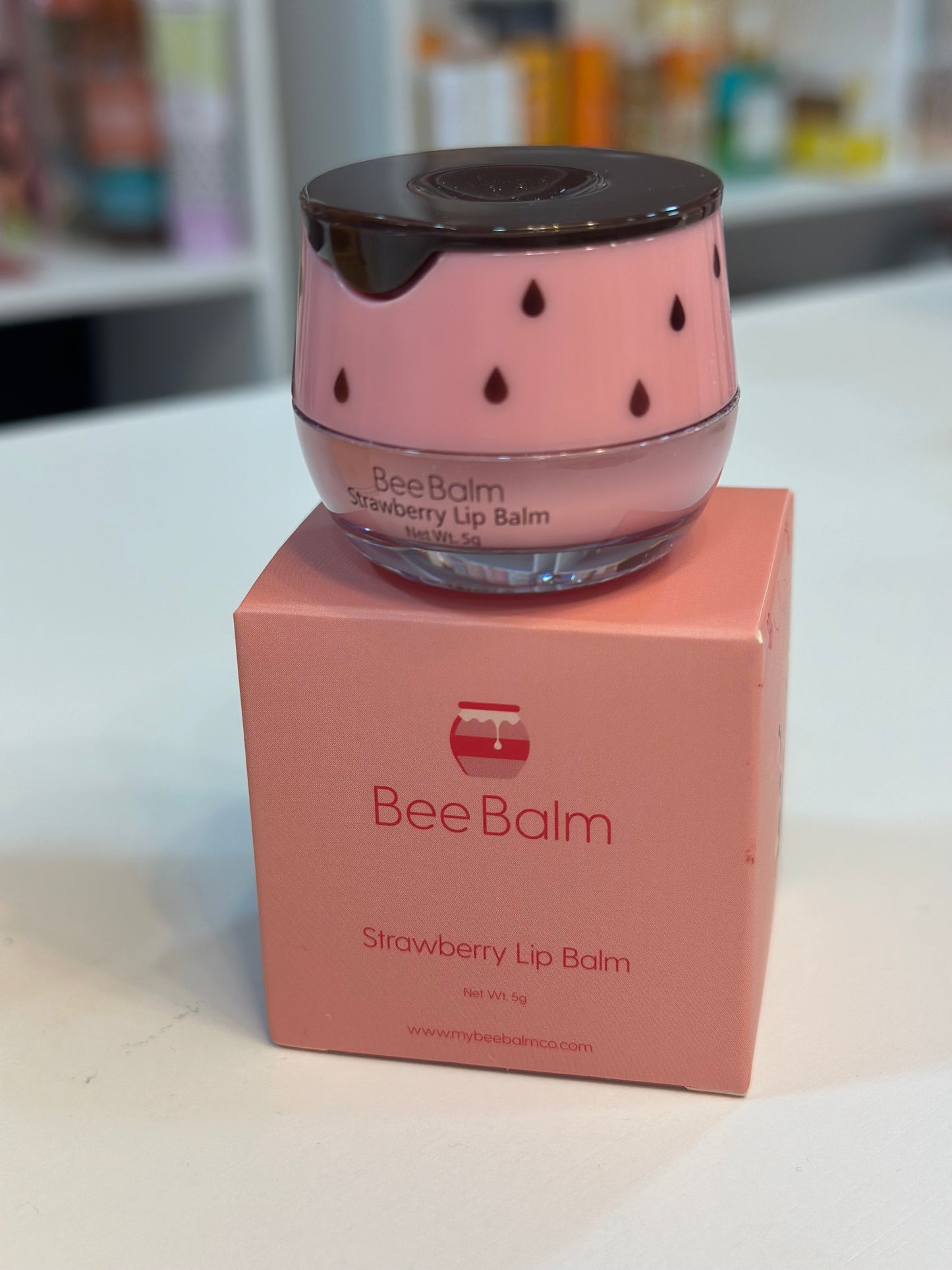 BeeBalm Strawberry lipBalm Balsamo Labios