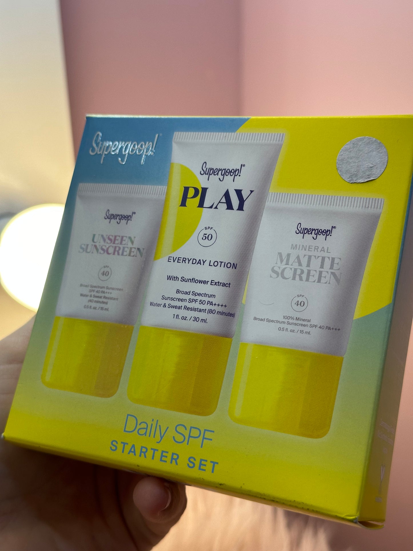 SuperGoop Daily SPF Starter Set for Face and Body